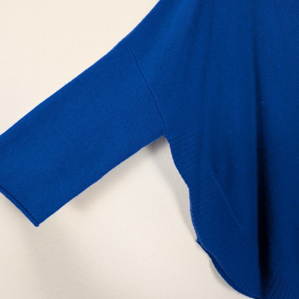 Tyler Böe Sapphire Blue Cashmere Capelet Sweater Size S - Picture 4 of 9